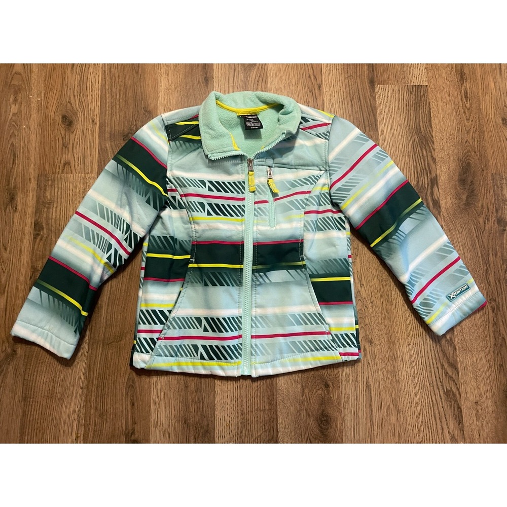 Mountain Xpedition Jacket, Girl's Size Small, Multicolor, Full Zip, Zip Pocket